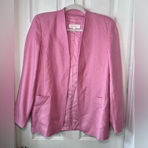 Escada Blush Pink Women's Suit Jacket Size 36